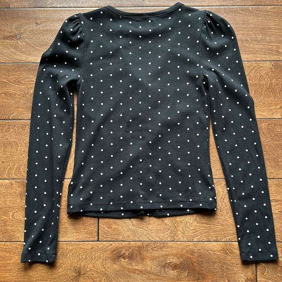 GAP Black White Polka Dot Cardigan - Picture 5 of 5